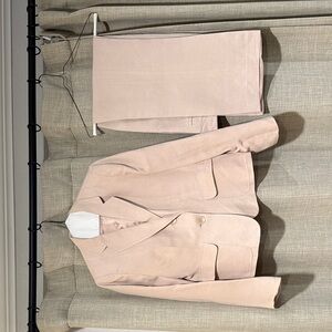 Calvin Klein Pale Pink Linen Suit